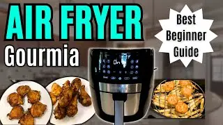 Как пользоваться аэрофритюрницей Gourmia | Полный обзор и демонстрация
