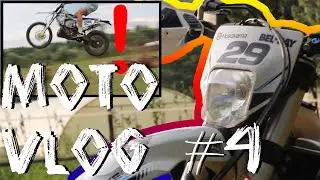EnduroCross Practice in backyard! | MotoVlog #4 | Montage Included!!!