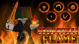 RPG Elemental Weapon 2.0 Addon MCPE 1.21.94 | Flame Sword Revamp