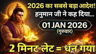 🔴✅  01 January 2026 ka Hanuman Ji ka message || TodayHanuman sandesh || universe message