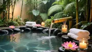 Soothing Relaxing Music 🌼 Peace of Mind, Anxiety Relief,Spa Relax Water,Day Meditation 12