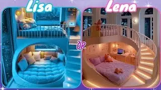 LISA VS LENA 🎀✨#fyp#choose#game#fun 