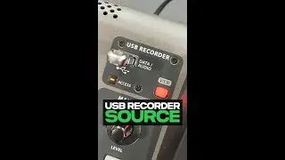 Смена источника USB-рекордера - Behringer X32 #shorts