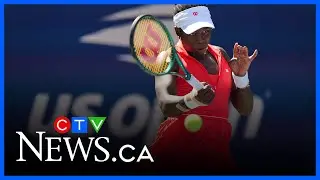 Canadian tennis star Victoria Mboko eliminated in the first round of the US Open