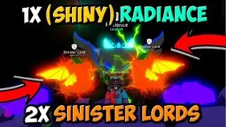 *SHINY* RADIANCE AND 2 SINISTER LORDS!! BUBBLE GUM SIMULATOR (Roblox)