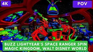 [4k 60] Buzz Lightyear's Ranger Spin Full Ride Pov Lowlight Camera