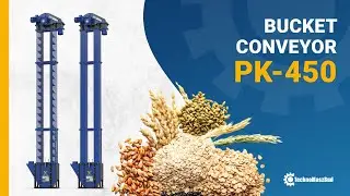 Grain Bucket Belt Elevator PK-450 (Bucket conveyor)