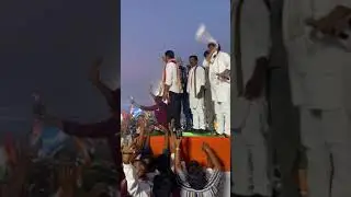 Revanth Reddy Grand Entry #revanthreddy #congress #rally #telangana #telanganacongress