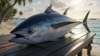 live!! Big tuna cutting