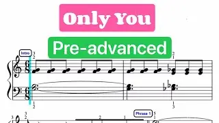 Only You - Piano Sheet Music - Pre-advanced