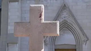 Cathedral, retirement community and others in Helena vandalized with offensive imagery