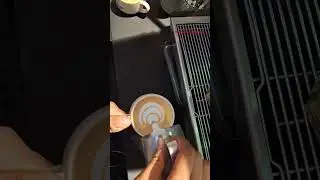 @ vanilla with Latte art by third wave coffee east of kailash colony
