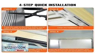 VEVOR Garage Door Seals Bottom Rubber U Shape +O Ring Garage Door