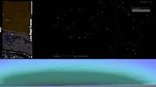 Capture from Island Beach State Park, NJ showing site's tracker and horizon along with Stellarium.