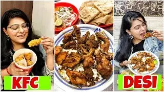 KFC VS Desi Street Styled Fried Chicken | Chicken Fry | Delhi Street Food