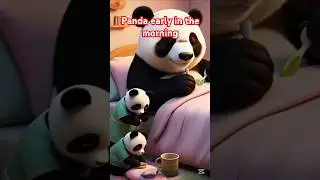 Panda Early In The Morning#shorts#ai#trend#viralvideo