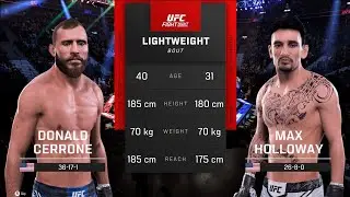 Donald Cerrone vs Max Holloway | UFC FIGHT NIGHT 2025 | UFC 5 | PS5 Pro Gameplay 4k60FPS HD