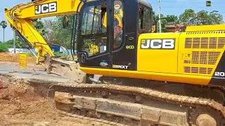 JCB NXT 205 Excavator Work for Rock Breaking in L T Construction | JCB