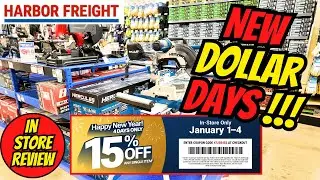 BEST Dollar Days Coupons at Harbor Freight Right Now! +15% OFFF 1 Item!