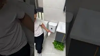 Hanging Trash Can with Lid for #kitchen  Cabinet Door  Bathroom #homegadgetshaven