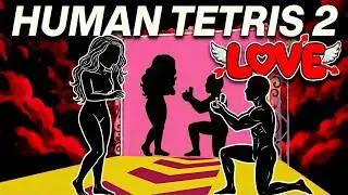 Couple's Fitness Game | Human Tetris LOVE Edition | Immersive Interactive Challenge | Full