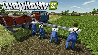 Ручной сбор урожая (с рабочими) | Farming Simulator 25