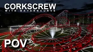 Corkscrew - Night POV | No Limits 2 | 2D