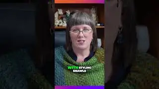 Revolutionizing Shawls: Transforming Triangles into Wearable Wraps! #knittingtutorial