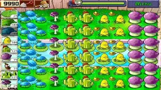 PLANTS VS ZOMBIES | WINTER MELON, CACTUS, KERNEL, FUME SHROOM VS ZOMBIES | FULL GAMEPLAY HD [1080p]