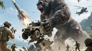 BIGFOOT vs SUPERPOWERS UNEXPECTED DESTRUCTION ON SKULL ISLAND  BIGFOOT MOVIE 2025