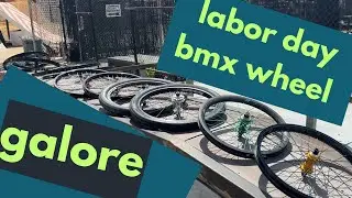how many bmx wheels did chad powers build over labor day weekend! 