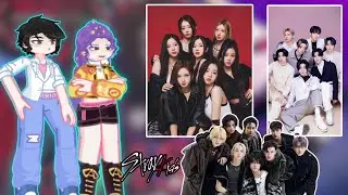 Kpop Demon Hunters react to Kpop Groups '