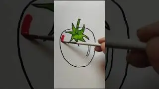 vegetables drawing and coloring /#vegetableart