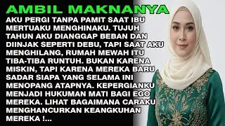 Ambil maknanya - SAAT DIA YANG TERHINA PERGI TANPA SUARA DAN MENINGGALKAN KEHAMPAAN ABADI...