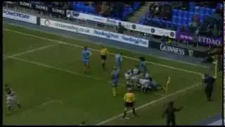 Shane Geraghty try over Wasps