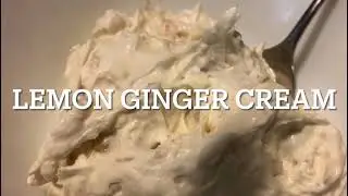 Lemon Ginger Cream Treat# Lemon Ginger cream#Lemon Ginger ice cream