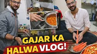 मैंने बनाया (Gajar ka halwa)🥳 #gajarkahalwa #winter #organic #viral #trending #vlog #fun #youtuber