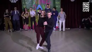 Evgeny Sherstnev & Daria Belokurova at Blues JnJ Finals. MXDC 2018