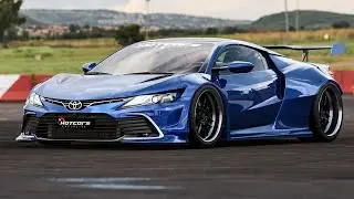 2025 Toyota Camry Mid-Engine V8 Sports Car Digital Render