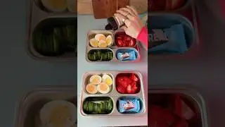 Snacks for 2! #traveltips #snacks #snackbox #snackideas #lunchbox #lunchboxideas #amazon #asmr