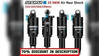 #25 New SR SUNTOUR Bicycle Rear Shock MTB Mountain Bike Air Rear Shock 152/165/184/190mm XC Air Sus