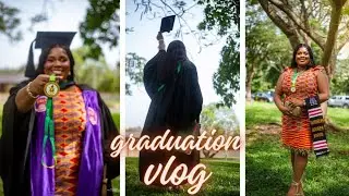 A girl bagged a first class honors degree👩🏽&zwj;🎓||Graduation VLOG | PREP, GRWM, CEREMONY| KNUST🇬🇭