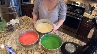 Italian Rainbow Cookie Cake
