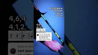 Rat Dance trombone tutorial (an octave down)