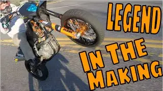 Supermoto Legend in the Making! *WARNING*