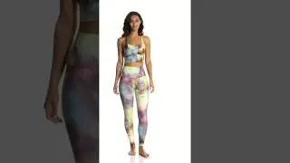 Mika Yoga Wear Kaya High Waisted Printed Yoga Leggings | SwimOutlet.com