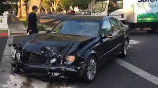 Minor injury accident in downtown Modesto