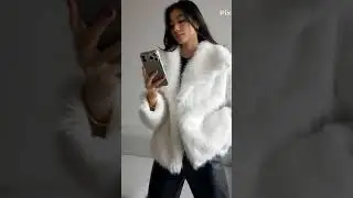 MUJER Faux Fur Coat Plush Fluffy Women's Jacket 2025 Woman Autumn Winter New in Outerwears White Red