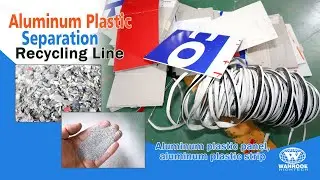Construction Industry Aluminium Composite Panel/Strip aluminum plastic separation recycling line