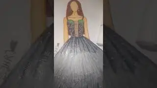 #dress #art #drawing #fashion #ازياء #art #dress drawing رسم#ازياء #الرسوم #